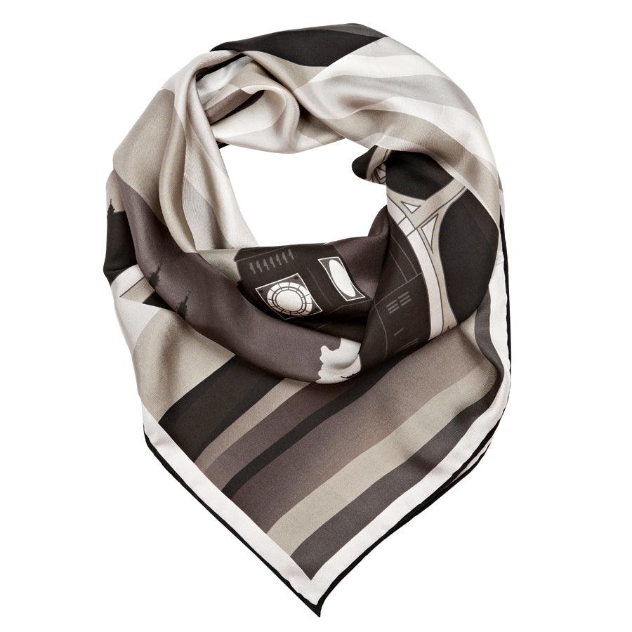 Thames Silk Scarf - Anna Lou of London