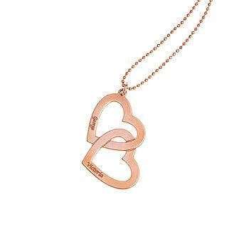 Double heart necklace - Anna Lou of London
