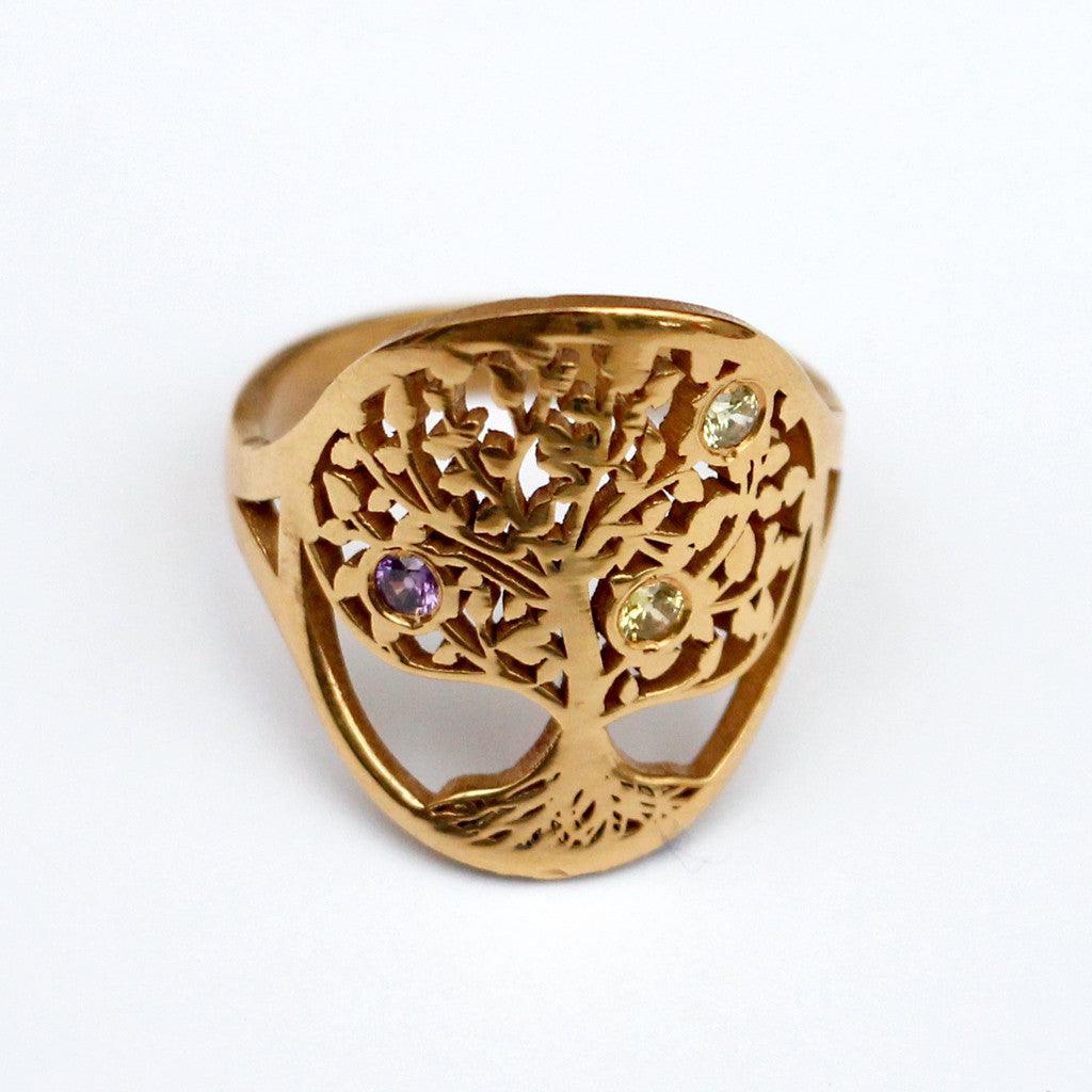 Family Tree Birthstone Ring - Anna Lou of London